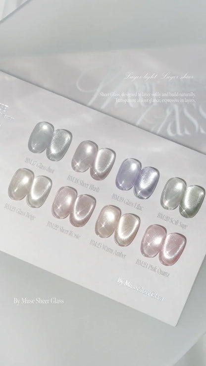 BY MUSE Sheer Glass Collection - Cat Eye set