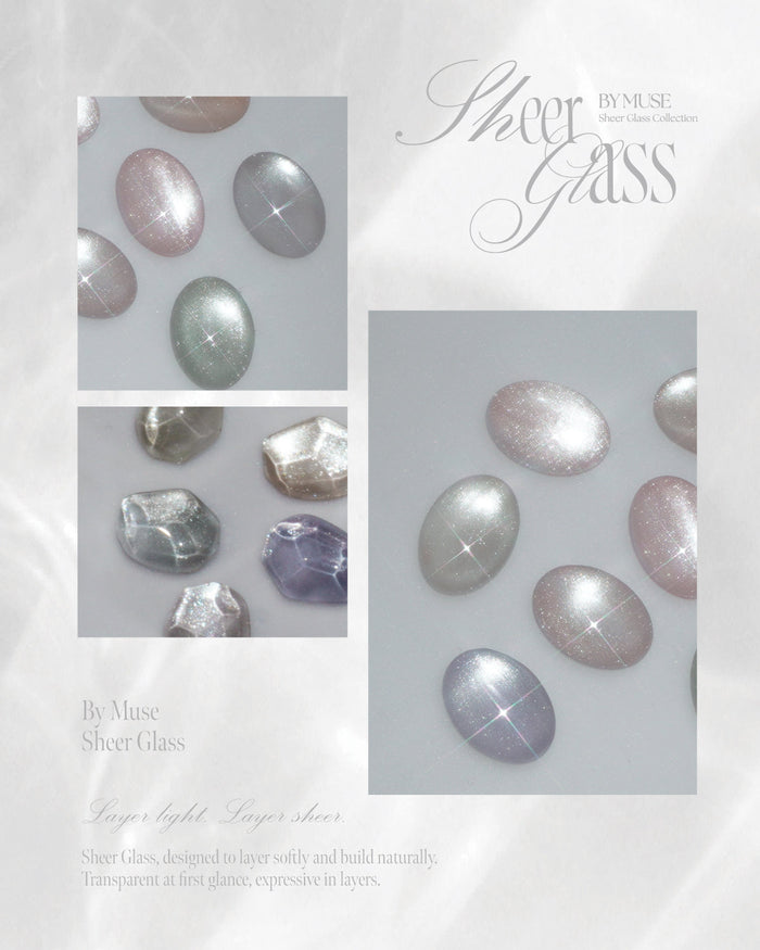 BY MUSE Sheer Glass Collection - Cat Eye set