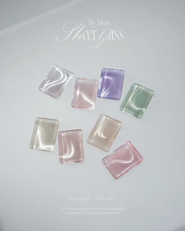 BY MUSE Sheer Glass Collection - Cat Eye set