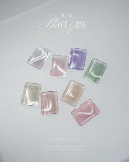BY MUSE Sheer Glass Collection - Cat Eye set