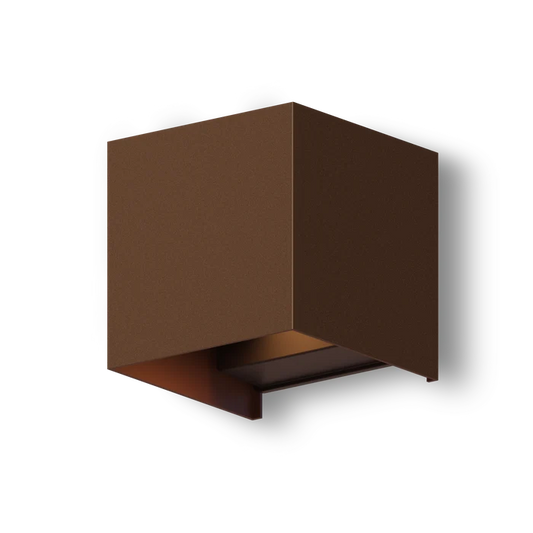 Calex Bari LED Wall Light - Up & Down - Rust