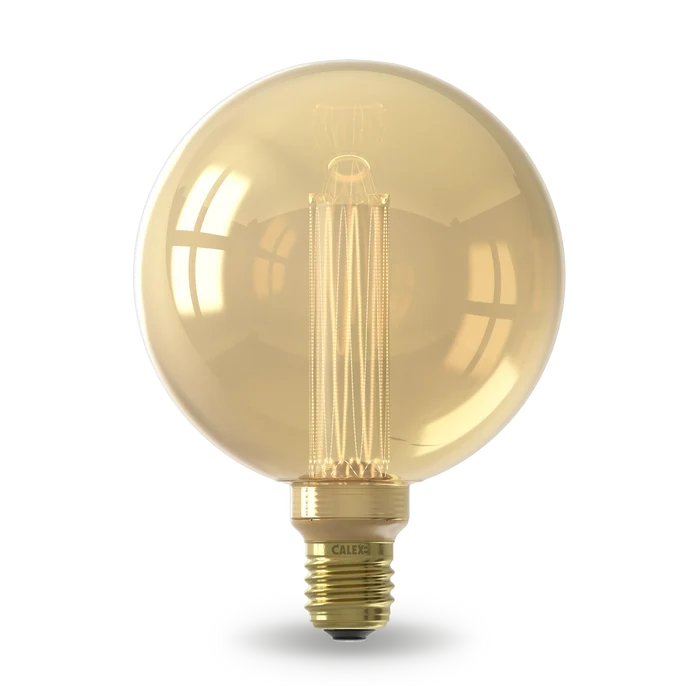 Calex Crown Series LED Bulb - E27 - G125 - Gold