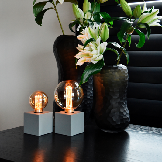 Calex Crown Series LED Bulb - E27 - G125 - Titanium