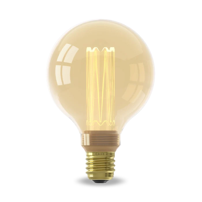 Calex Crown Series LED Bulb - E27 - G95 - Gold
