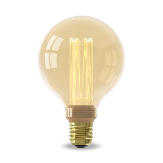 Calex Crown Series LED Bulb - E27 - G95 - Gold