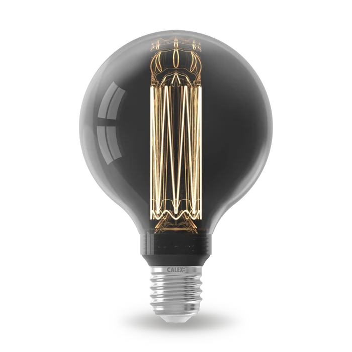 Calex Crown Series LED Bulb - E27 - G95 - Titanium