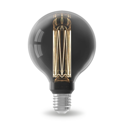 Calex Crown Series LED Bulb - E27 - G95 - Titanium