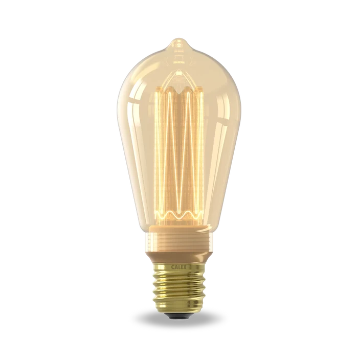 Calex Crown Series LED Bulb - E27 - ST64 - Gold