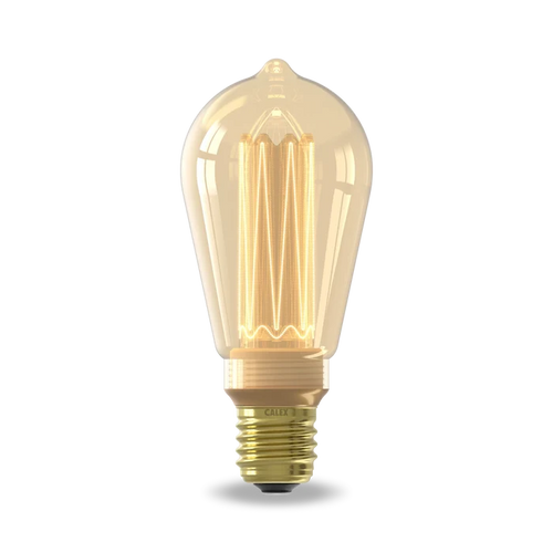 Calex Crown Series LED Bulb - E27 - ST64 - Gold