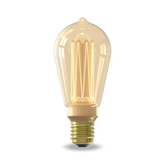 Calex Crown Series LED Bulb - E27 - ST64 - Gold