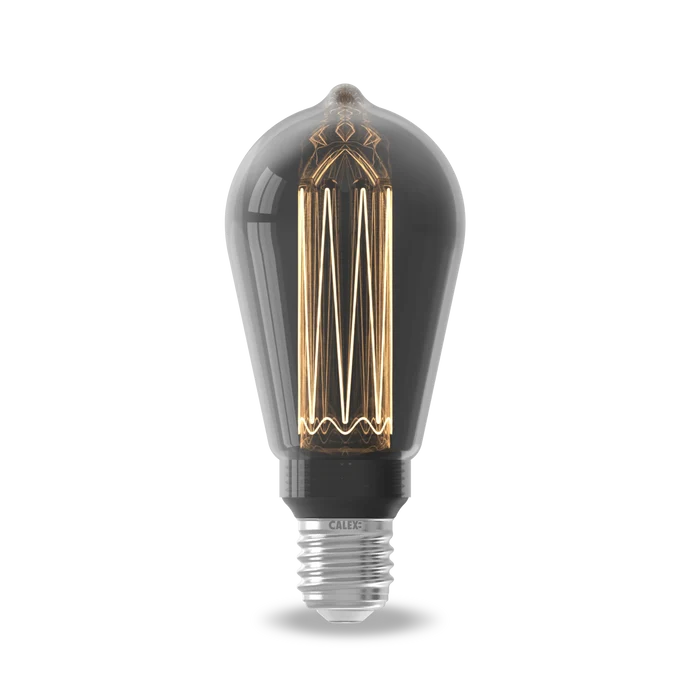 Calex Crown Series LED Bulb - E27 - ST64 - Titanium