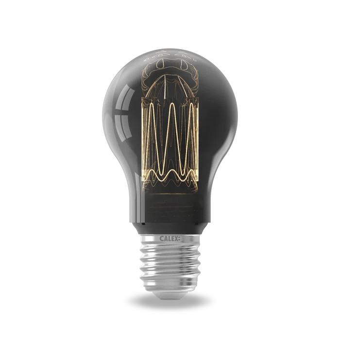 Calex Crown Series LED Bulb - Titanium - A60 - E27