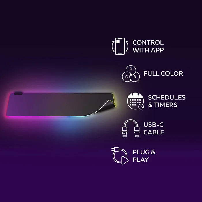 Calex Gaming XXL Mouse Pad - 90 x 30cm - RGB