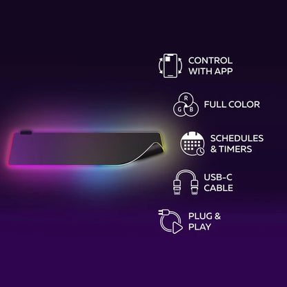 Calex Gaming XXL Mouse Pad - 90 x 30cm - RGB