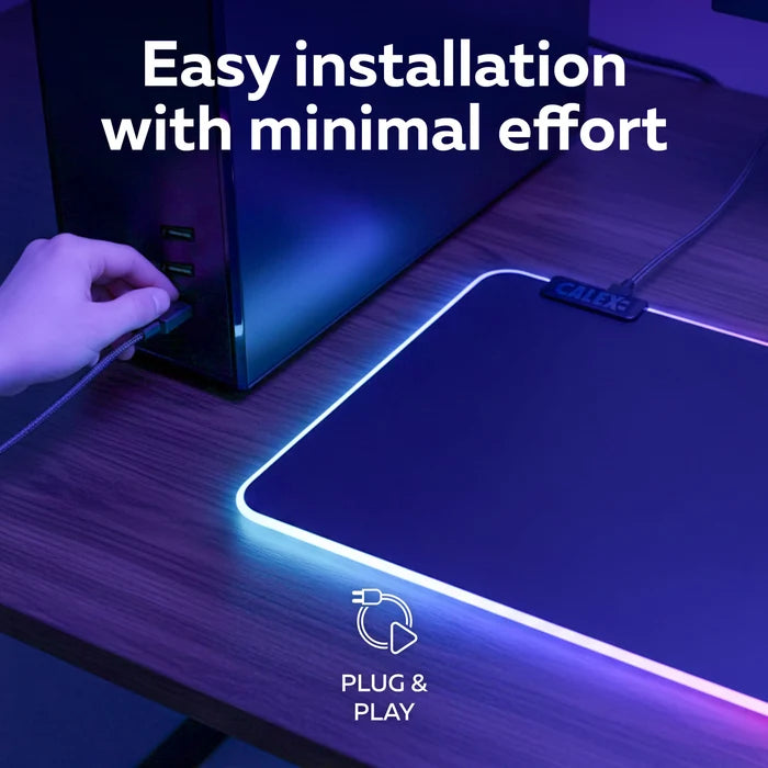 Calex Gaming XXL Mouse Pad - 90 x 30cm - RGB