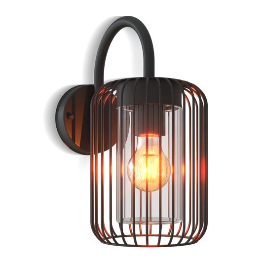 Calex Rome Wall Light - E27 - Black