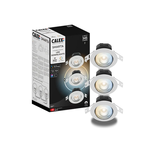 Calex Smart Downlight - 3 Pack - CCT - White