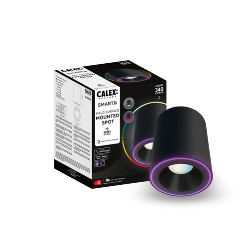 Calex Smart Halo Spotlight - RGB + CCT - Black