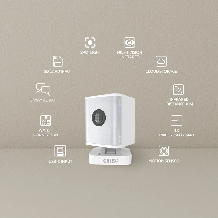 Calex Smart Indoor Camera - 4MP