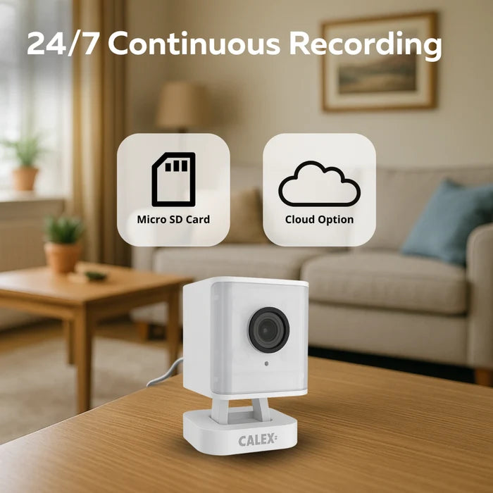 Calex Smart Indoor Camera - 4MP - White - UK