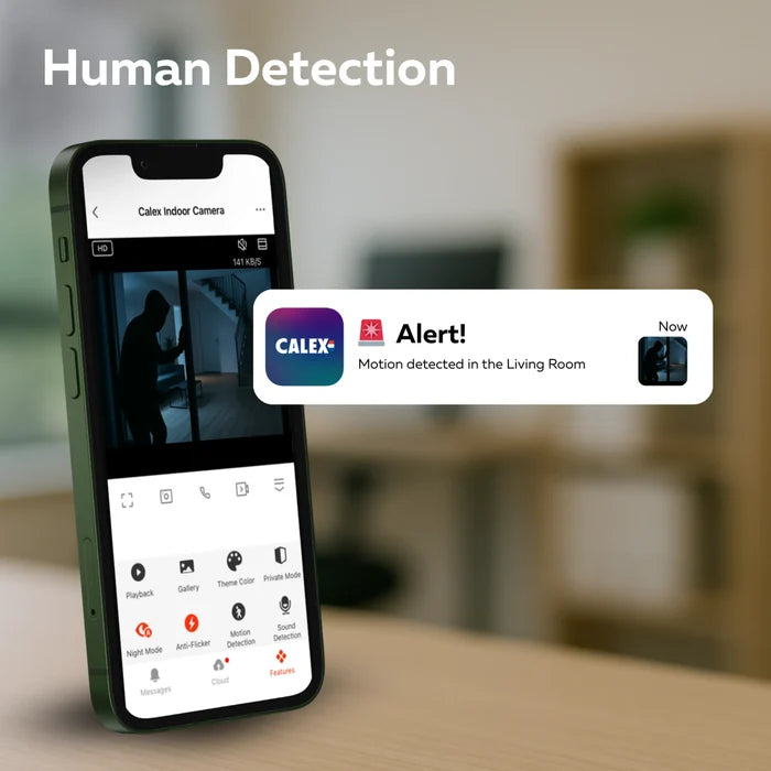Calex Smart Indoor Camera - 2K - White