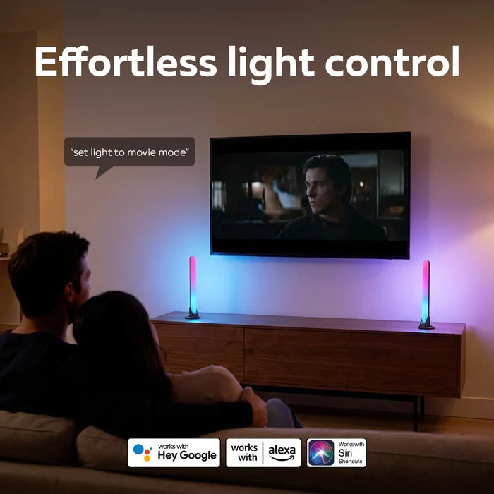 Calex Smart Light Bar - 2 Pack - RGBIC