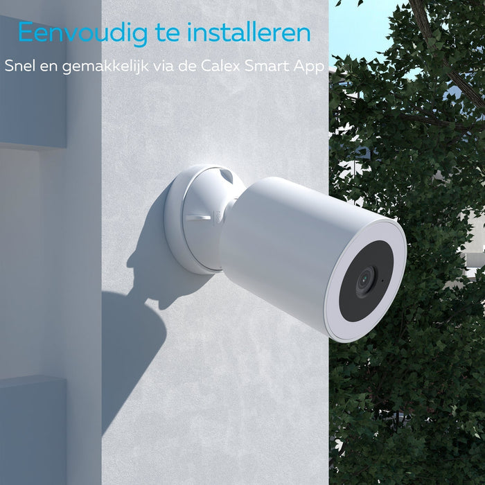 Calex Smart Outdoor Camera - 2K - White