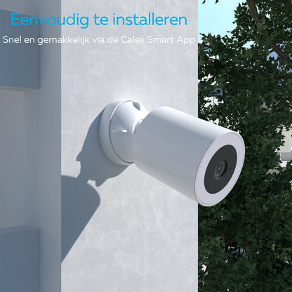 Calex Smart Outdoor Camera - 2K - White