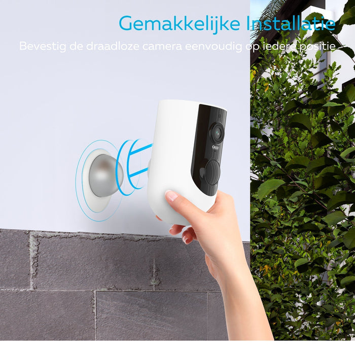 Calex Smart Outdoor Camera - 2K - Wireless - White
