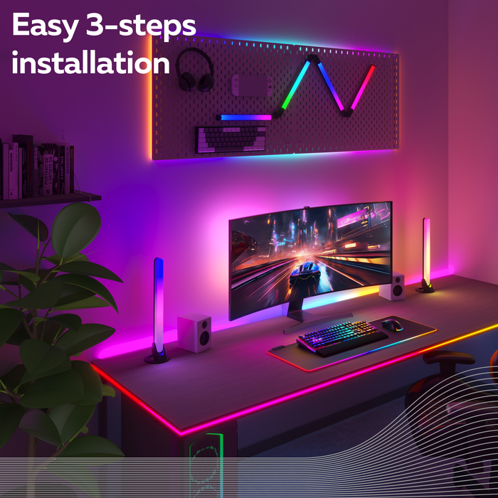 Calex Smart Strip Light for Desk - 150cm - RGBIC
