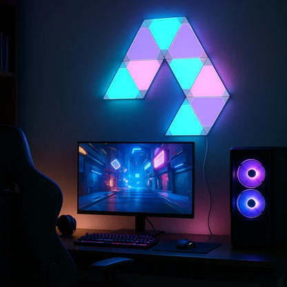 Calex Smart Triangle Wall Lights - RGBIC - White