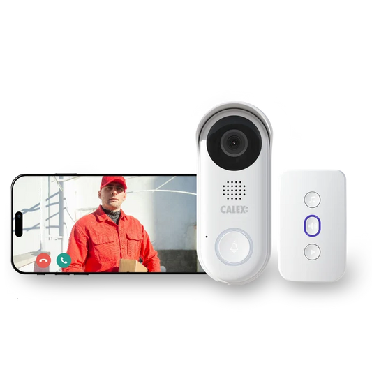 Calex Smart Video Doorbell - 2K - White