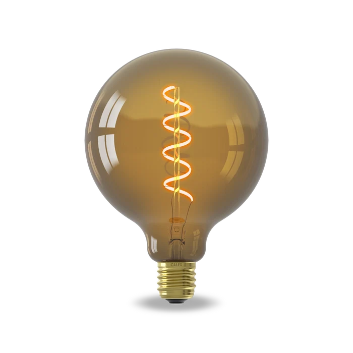 Calex Spiral Filament LED Bulb - E27 - G125 - Natural
