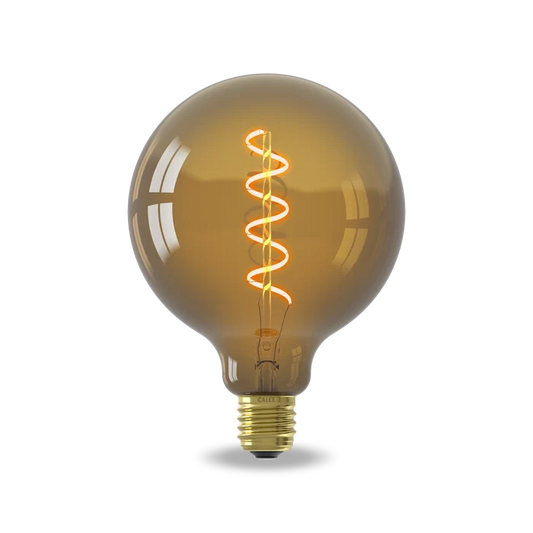 Calex Spiral Filament LED Bulb - E27 - G125 - Natural