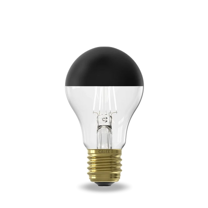 Calex Top Mirror LED Bulb - E27 - A60 - Black