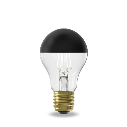 Calex Top Mirror LED Bulb - E27 - A60 - Black