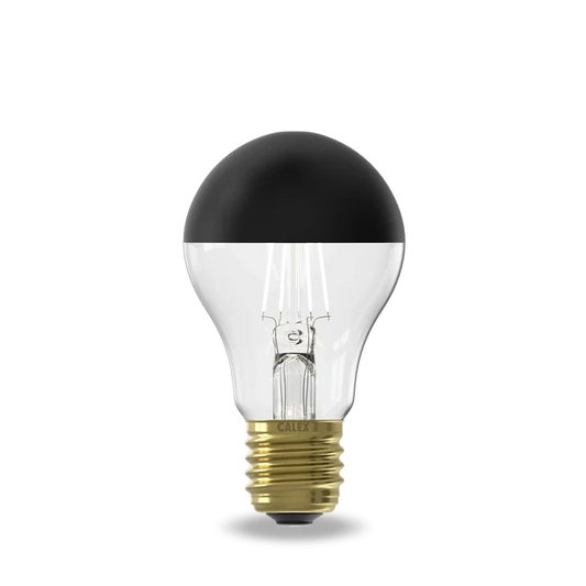 Calex Top Mirror LED Bulb - E27 - A60 - Black