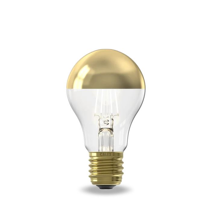 Calex Top Mirror LED Bulb - E27 - A60 - Gold