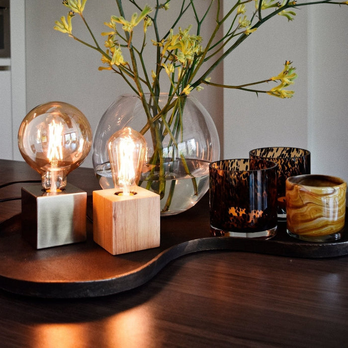 Calex Warm Filament LED Bulb - E27 - G125 - Gold