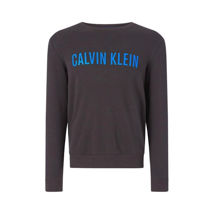 Calvin Klein Super Comfort Cotton Logo Black Sweatshirt
