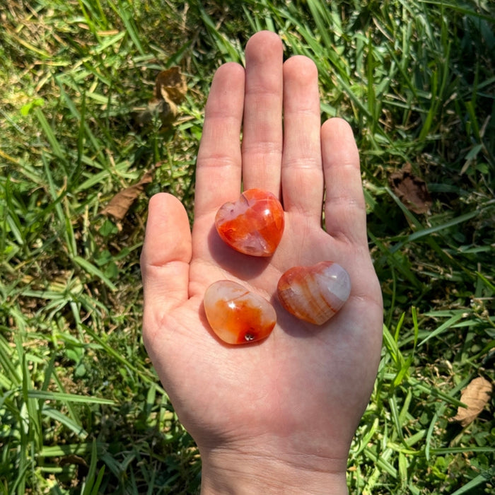 Carnelian Mini Heart