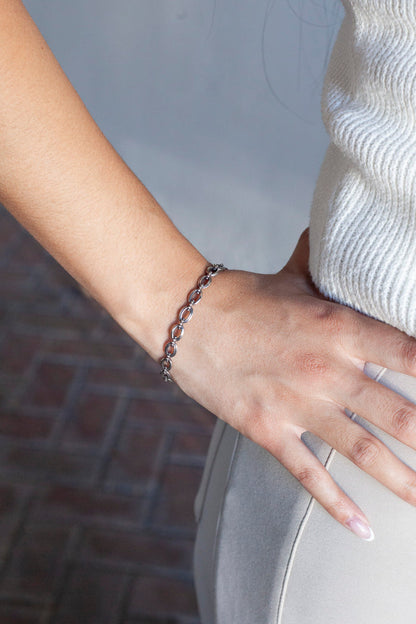 Caviar Link Bangle
