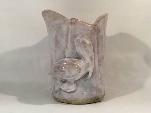 Ceramic Pelican Utensil Holder