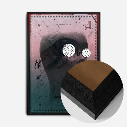 21x30cm | 8¼ x 11¾in / Black Wood Frame