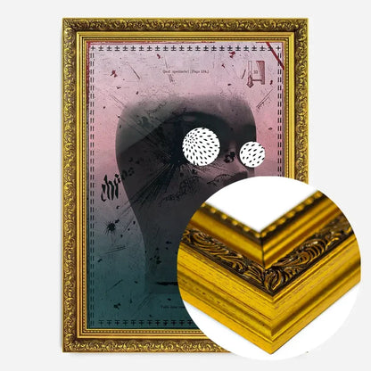 21x30cm | 8¼ x 11¾in / Gold Ornate Frame