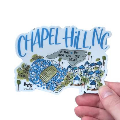 Chapel Hill Sticker - Happy By Rachel - Main View - Happy By Rachel