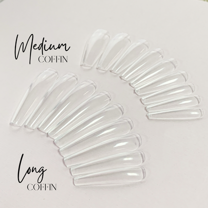 Clear Full Coverage Tips Box (for Display Hand)~ Koko & Claire