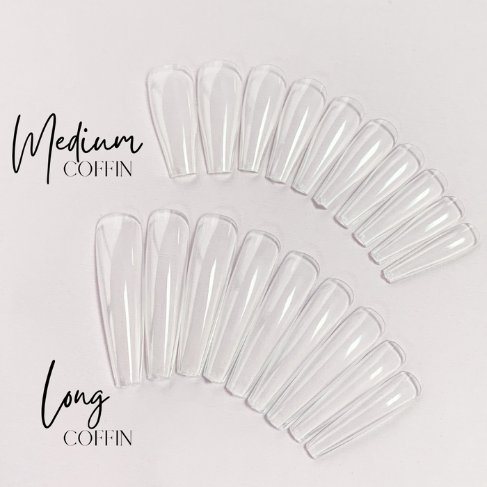 Clear Full Coverage Tips Box (for Display Hand)~ Koko & Claire