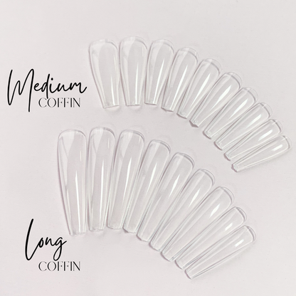 Clear Full Coverage Tips Box (for Display Hand)~ Koko & Claire