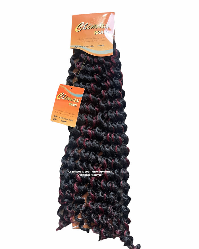 CLIMAX Wonder Curl Braid Crochet Braid Hair